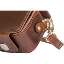 MegaGear Form-Fitted Leather Camera Case for Canon PowerShot SX280 HS (Brown)