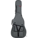 Gator Transit Series Gig Bag for Acoustic Guitar (Light Gray)