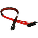 iStarUSA miniSAS SFF-8087 to 4x SATA Forward Breakout Cable (19.7")