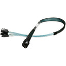iStarUSA miniSAS SFF-8087 to 4x SATA with Latch Forward Breakout Cable (19.7")