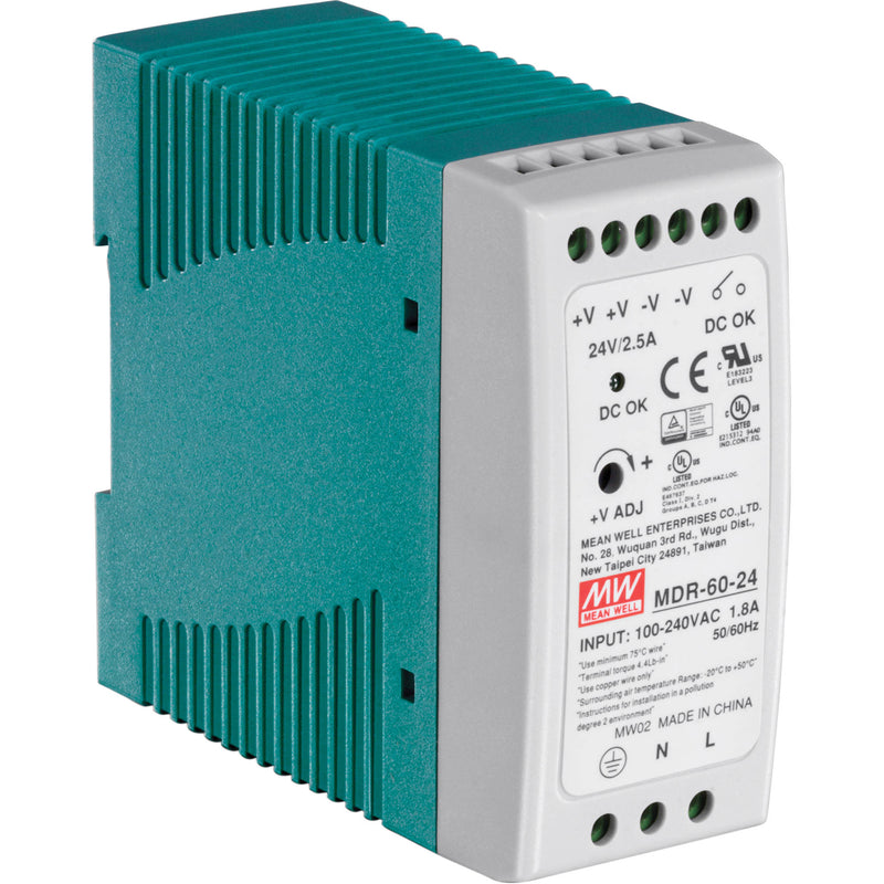 TRENDnet TI-M6024 60W Single Output Industrial DIN-Rail Power Supply