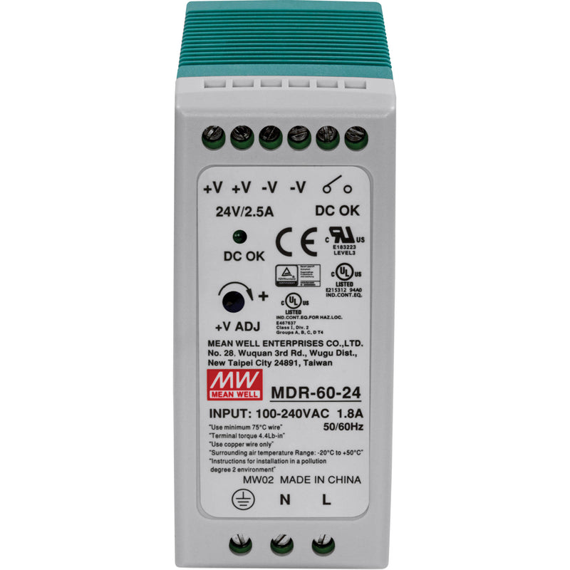 TRENDnet TI-M6024 60W Single Output Industrial DIN-Rail Power Supply