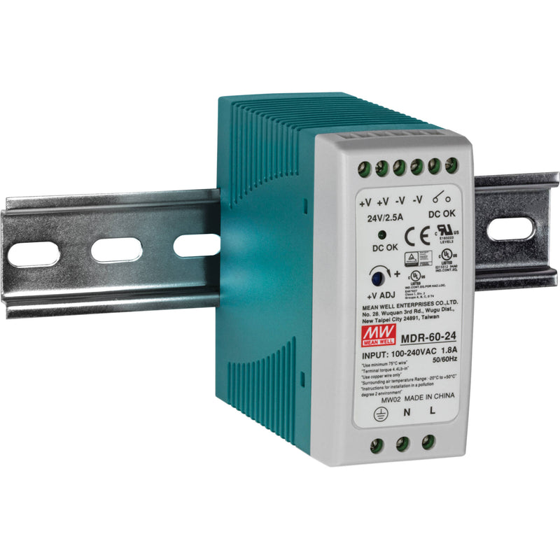 TRENDnet TI-M6024 60W Single Output Industrial DIN-Rail Power Supply