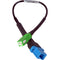 Camplex UPC SC Female to APC SC Male Singlemode Fiber Optic Tactical Adapter Cable (6")