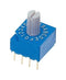 NIDEC COMPONENTS S-1130A Rotary Coded Switch, S-1000A Series, Through Hole, 16 Position, 5 VDC, Hexadecimal Complement