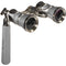 LaScala Optics 3x25 Iolanta Lorgnette Opera Glasses (Platinum & Silver)