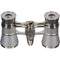 LaScala Optics 3x25 Aida Opera Glasses with Red Flashlight (Platinum & Silver)