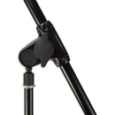 Ultimate Support PRO-R-T-SHORT-F Pro Series R Mic Stand with 1/4-Turn Clutch, Plastic Tripod Base/Short Height/Fixed Boom