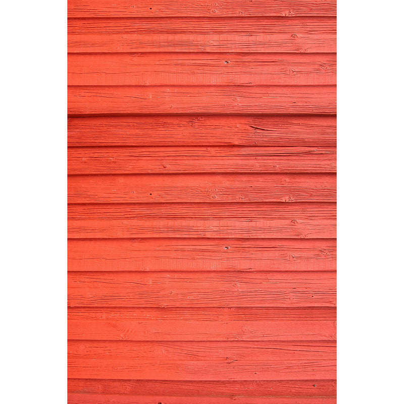 Savage Printed Vinyl Backdrop (Red Barn Wall, 5 x 7')