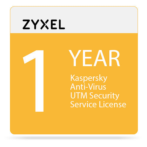 ZyXEL 1-Year Kaspersky Anti-Virus UTM Security Service License for USG60/60W-NB Unified Security Gateway