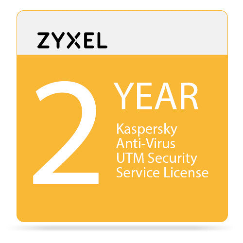 ZyXEL 2-Year Kaspersky Anti-Virus UTM Security Service License for USG60/60W-NB Unified Security Gateway