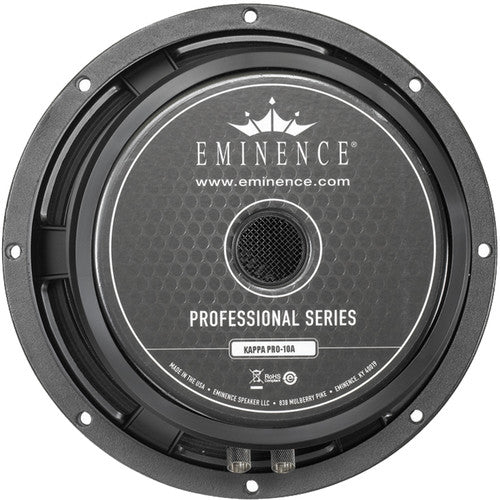 Eminence KAPPA PRO-10A - 1000W 10" (254mm) 8 Ohm Mid-Bass Loudspeaker Driver