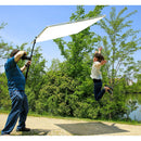 FotodioX Pro Studio Solutions Sun Scrim Collapsible Frame Reflector Kit with Boom Handle and Bag (4x4')