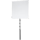 FotodioX Pro Studio Solutions Sun Scrim Collapsible Frame Reflector Kit with Boom Handle and Bag (4x4')