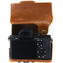 MegaGear Ever Ready Protective Case for Select Sony Alpha Series (Light Brown)