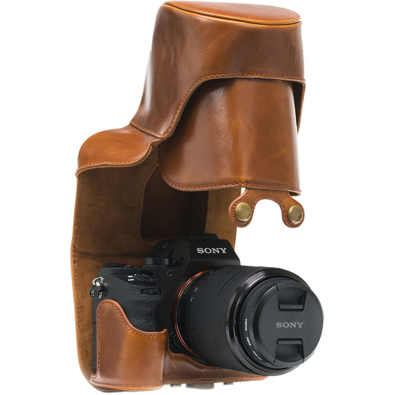 MegaGear Ever Ready Protective Case for Select Sony Alpha Series (Light Brown)