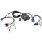 IOGEAR 2-Port USB Cable KVM Switch Kit with DisplayPort Adapters