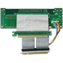 iStarUSA One PCIe x16 and Two PCI Riser Card with 2.75" Ribbon Cable