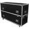 Odyssey Flight Zone Wheeled Case for Two 60 to 65" Flat-Screen Monitors