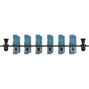 Camplex 6-Port LC Duplex Singlemode Fiber Adapter Plate Module with Ceramic Connectors (Blue)