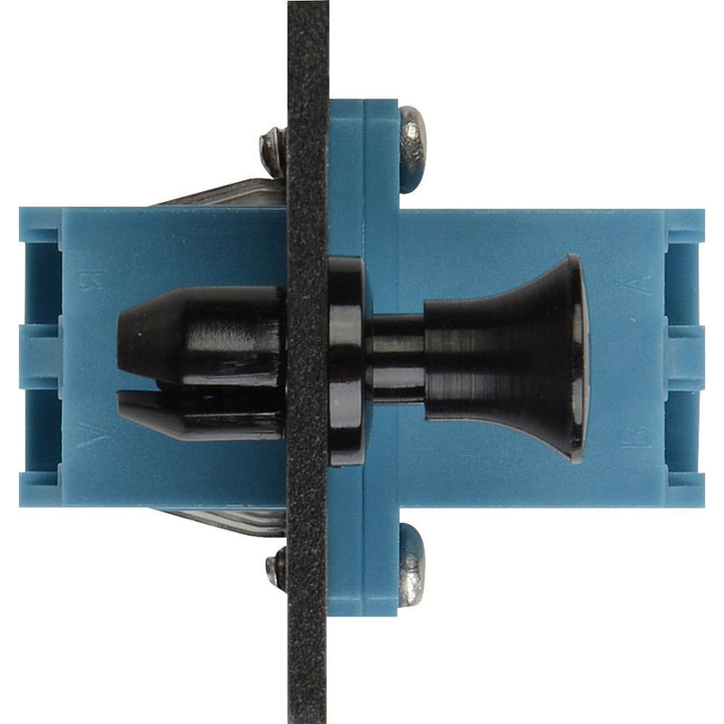 Camplex 6-Port LC Duplex Singlemode Fiber Adapter Plate Module with Ceramic Connectors (Blue)