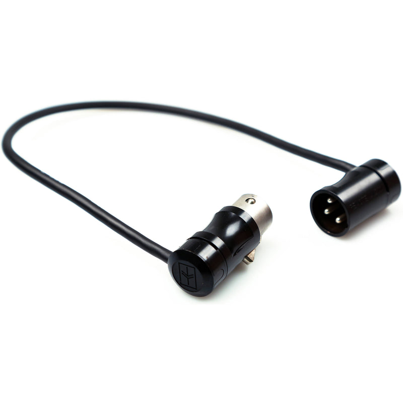 Remote Audio Low-Profile 3-Pin XLR Female to Low-Profile 3-Pin XLR Male Balanced Jumper Cable (12")