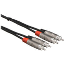 Hosa Technology Pro Stereo Interconnect, Dual REAN RCA to Same - 10'