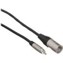Hosa Technology HRX-015 Unbalanced RCA Male to 3-Pin XLR Male Audio Cable (15')