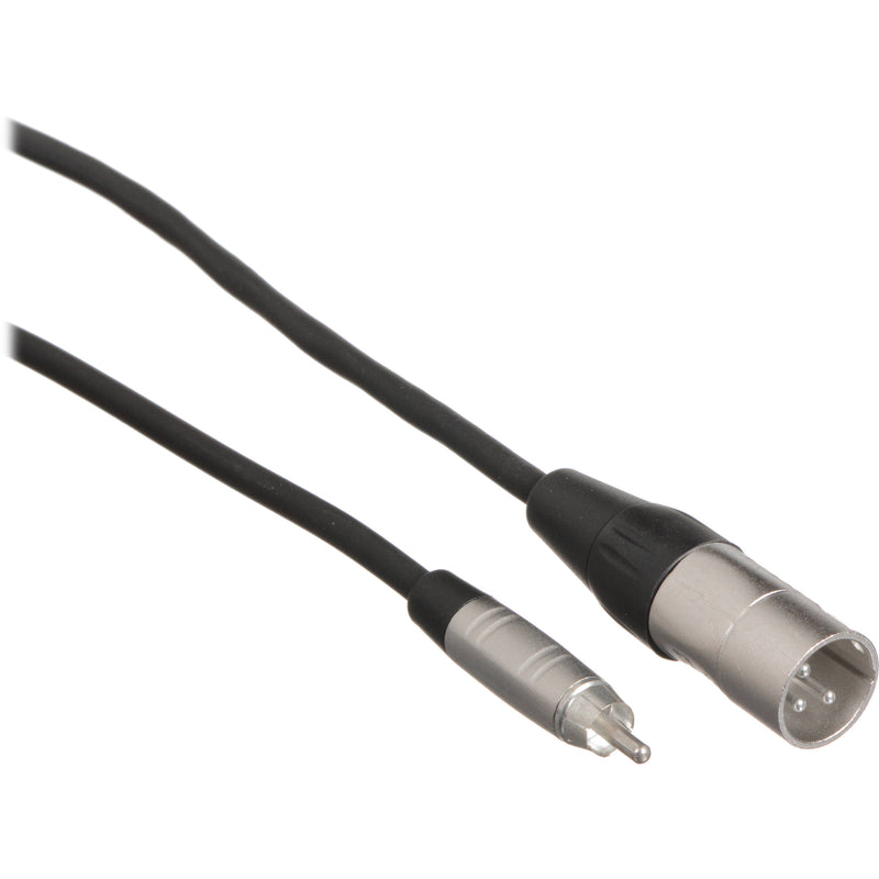 Hosa Technology HRX-015 Unbalanced RCA Male to 3-Pin XLR Male Audio Cable (15')