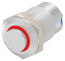 ALCOSWITCH - TE CONNECTIVITY AV1210E324R04 PB ANTI VANDAL SW, SPST-NO-DM, 0.1A/24V