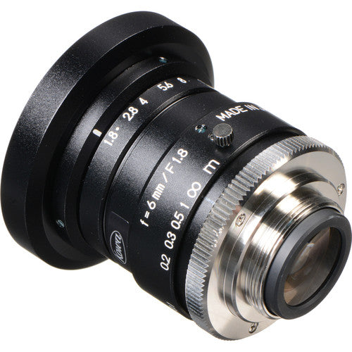 Kowa C-Mount 6mm f/1.8-16 1" HC Series Fixed Lens