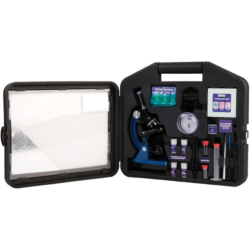 ExploreOne 900x 28-Piece Microscope Kit (Blue)