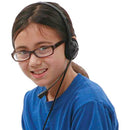 Califone 3065AVT Lightweight Personal Multimedia Stereo Headset (3.5mm To Go Plug)
