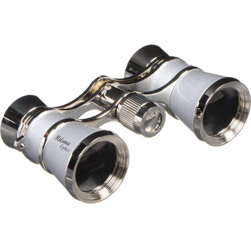 LaScala Optics 3x25 Aida Opera Glasses (Platinum & Silver)