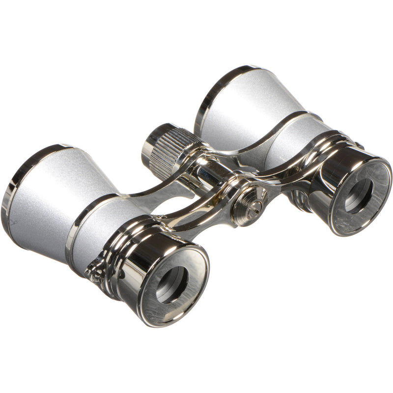 LaScala Optics 3x25 Aida Opera Glasses (Platinum & Silver)
