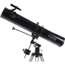 Celestron PowerSeeker 114EQ 114mm f/8 Reflector Telescope and EclipSmart Solar Filter Kit