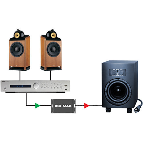 Jensen Transformers Iso-Max SUB-1RR Single-Channel Subwoofer Isolator (RCA In/Out)