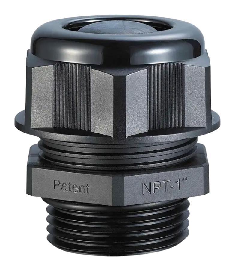 MULTICOMP PRO MP015323 CBL GLAND, 1/2" NPT, 6-12MM, NYLON, GRAY