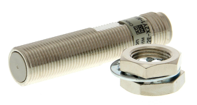 OMRON INDUSTRIAL AUTOMATION E2E-X2Y1-M1 Proximity Sensor, Inductive, 2 mm, SPST-NO, M12, 20 to 264 VAC