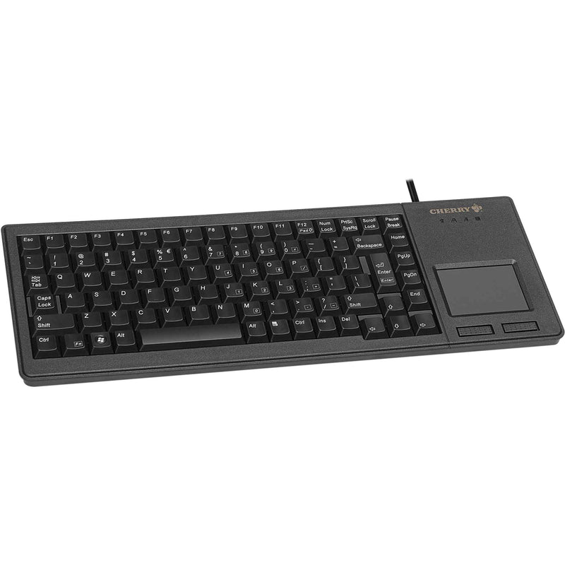CHERRY G84-5500 UltraSlim USB Keyboard with Integrated Touchpad (Black)