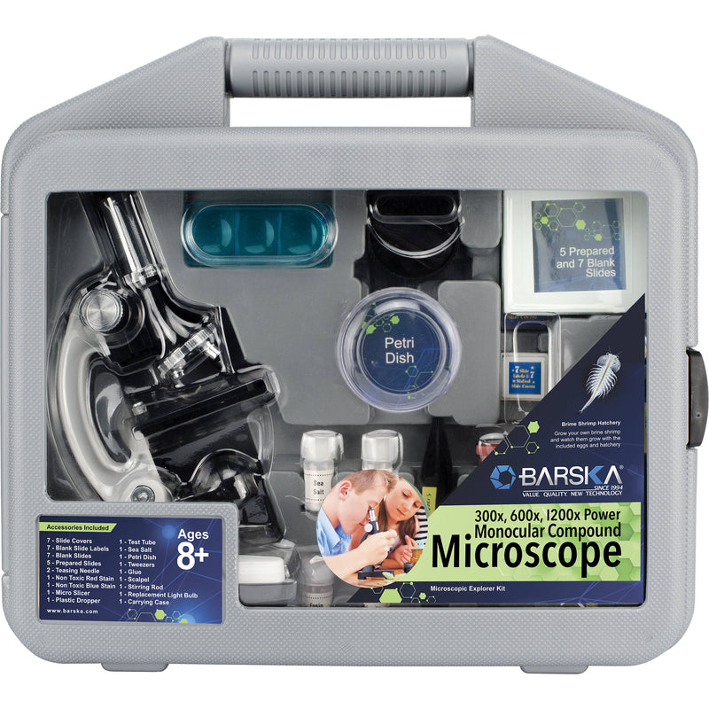 Barska Microscope Explorer Kit (Gray)