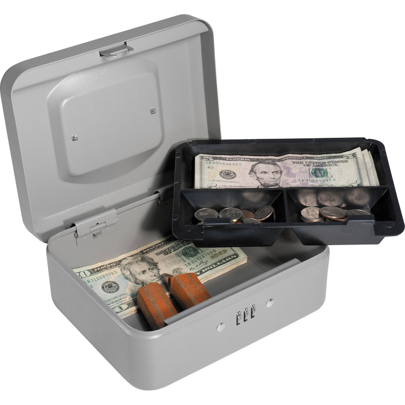 Barska 8" Cash Box with Combination Lock (Gray)