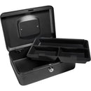 Barska 8" Cash Box with Key Lock (Black)