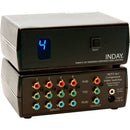 Inday 4x1 Wideband Component Video Switcher with RS-232 Serial Interface