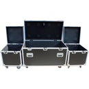 ProX ATA-Style Utility Road Case (1 x Large and 2 x Half Size)