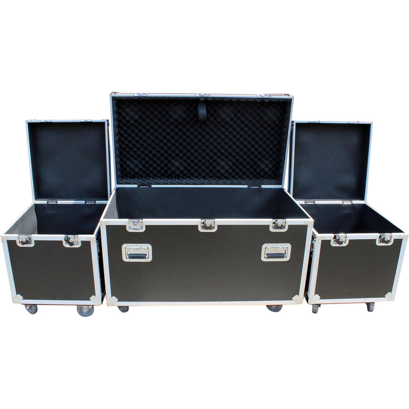 ProX ATA-Style Utility Road Case (1 x Large and 2 x Half Size)