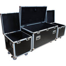 ProX Set of 6 ATA-Style Utility Road Cases (2 Large, 4 Small)
