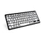 Logickeyboard XL Print Bluetooth 3.0 Mini Keyboard (American English/Hebrew, Black on White)