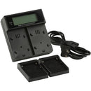 ikan Dual Charger for Sony L-Series Style Batteries