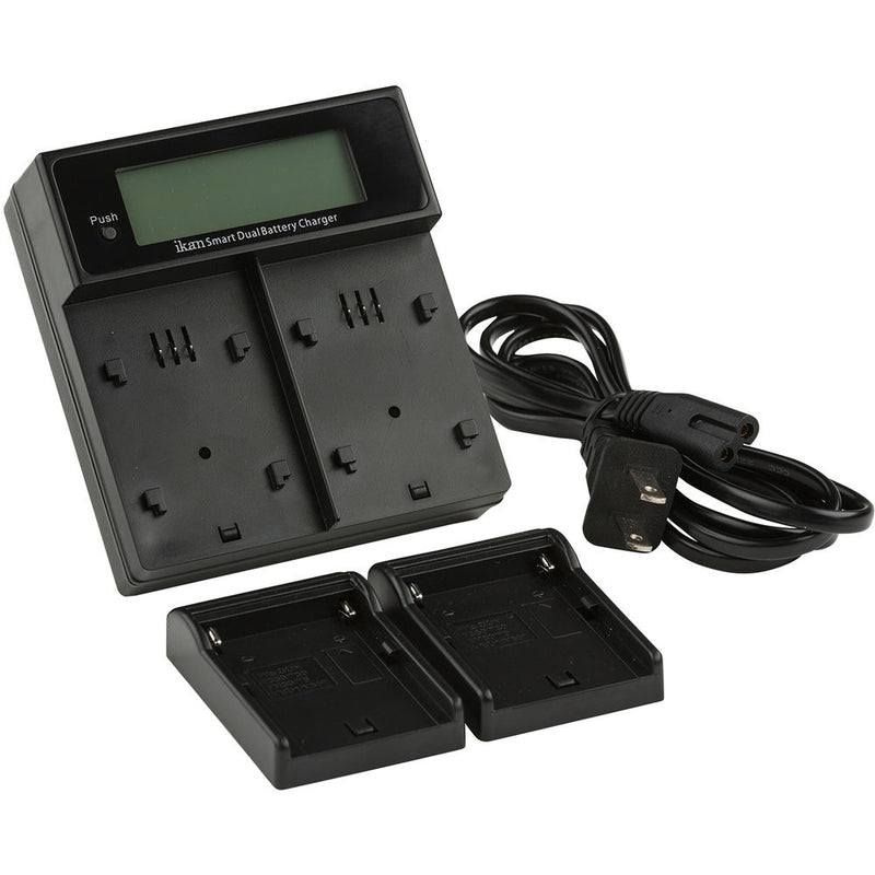 ikan Dual Charger for Sony L-Series Style Batteries